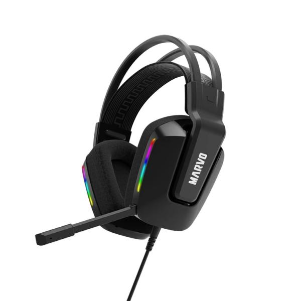 AUDIFONO LINEA SCORPION H8619 MARVO NEGRO