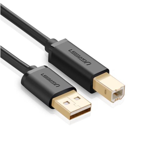 CABLE USB TIPO A 2.0 A USB TIPO B IMPRESORA 2.0 US135 10351 UGREEN 3M NEGRO