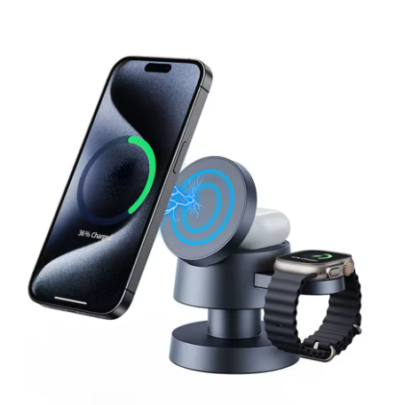 CARGADOR INALAMBRICO X6 GRIS