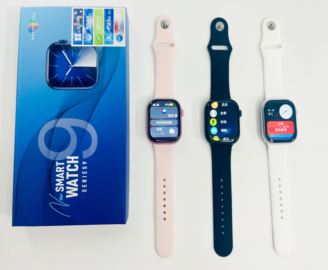 RELOJ INTELIGENTE WATCH 9 NEGRO