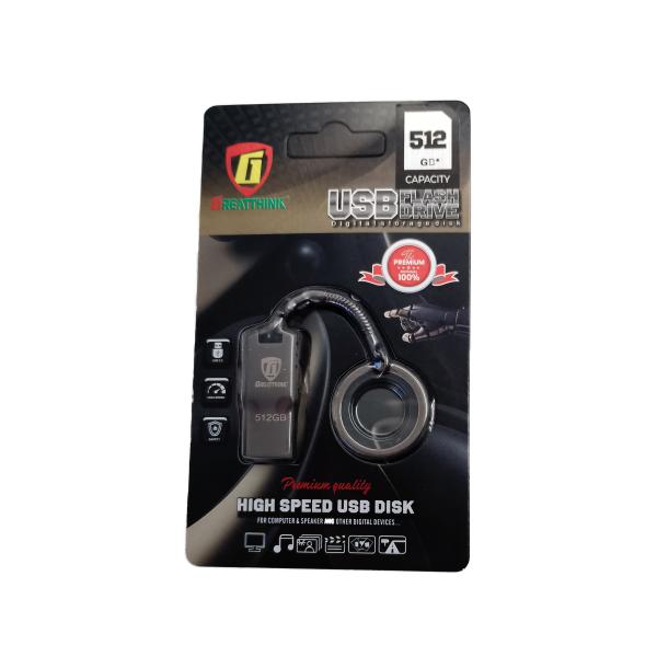 LLAVE MAYA GT-22 512GB GREATTHINK PLATEADA