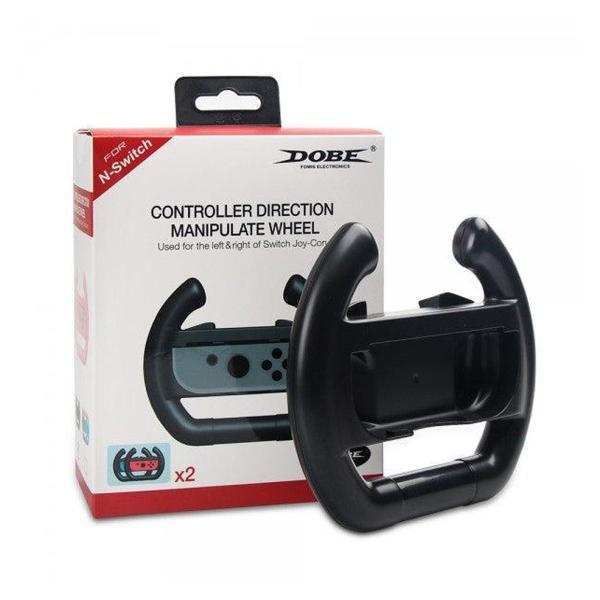 SOPORTE DE MANIVELA PARA CONTROL NINTENDO SWITCH TNS-852 DOBE NEGRA